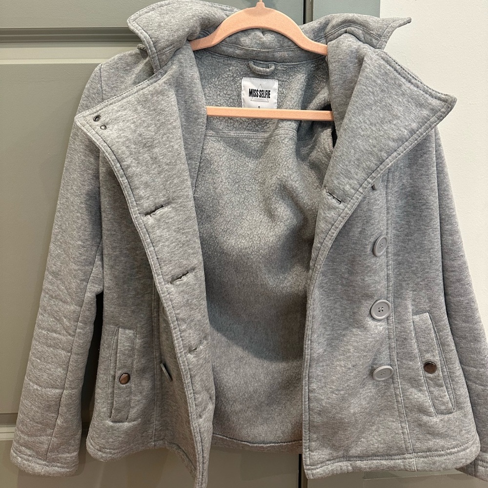 Grey Buttoned Jacket - Picture 5 of 5